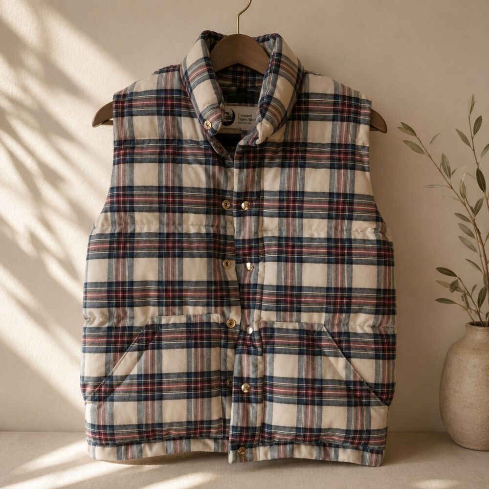 Jenni Kayne Crescent Down Works Down Vest Made in USA Size XS